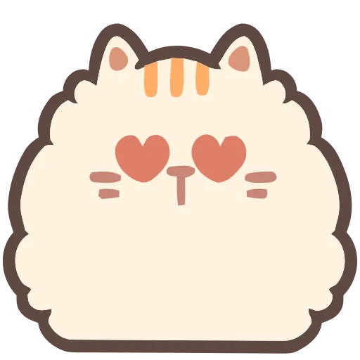 😍 Эмодзи «Fluffy Cats» для Telegram