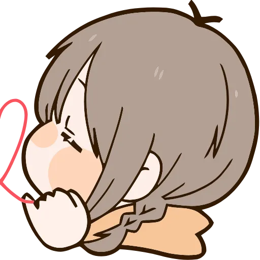 😘 Эмодзи «Cute girl» для Telegram