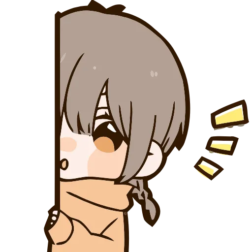 🤨 Эмодзи «Cute girl» для Telegram