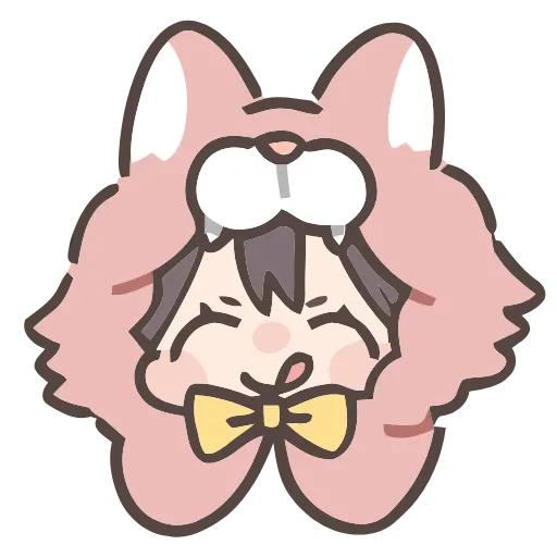 😋 Эмодзи «Cute girl» для Telegram