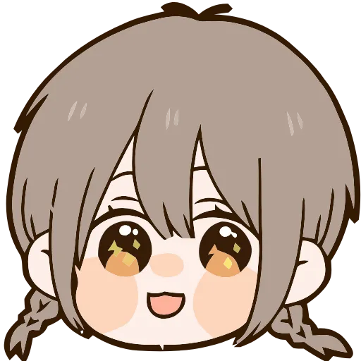 🤩 Эмодзи «Cute girl» для Telegram