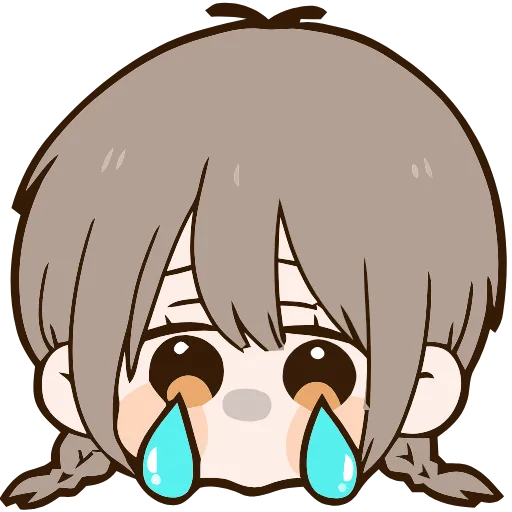 😢 Эмодзи «Cute girl» для Telegram