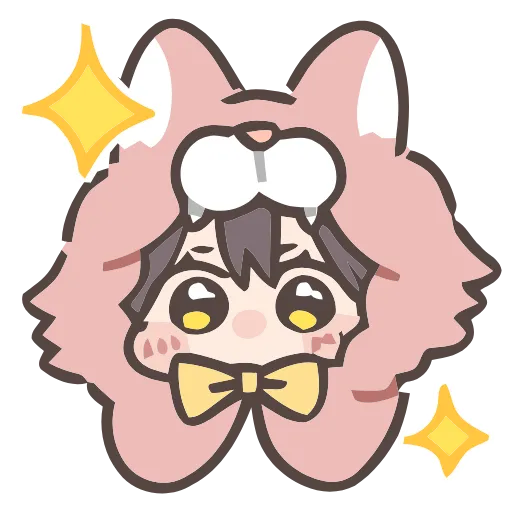✨ Эмодзи «Cute girl» для Telegram
