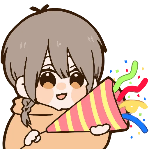 🎉 Эмодзи «Cute girl» для Telegram