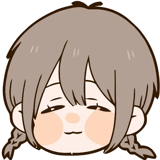 ☺️ Эмодзи «Cute girl» для Telegram