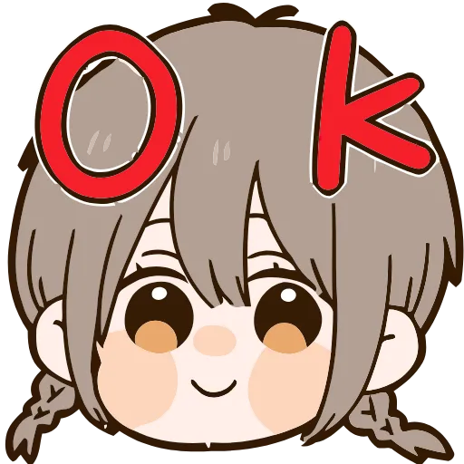 🙂 Эмодзи «Cute girl» для Telegram