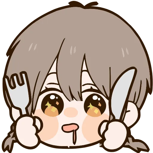 🤤 Эмодзи «Cute girl» для Telegram