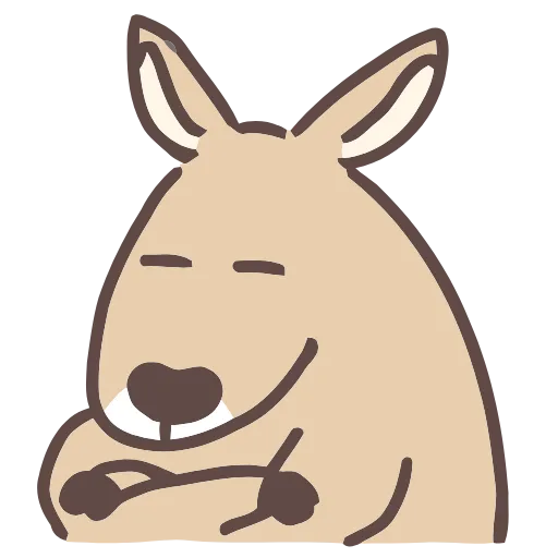 😑 Эмодзи «Kangaroo» для Telegram