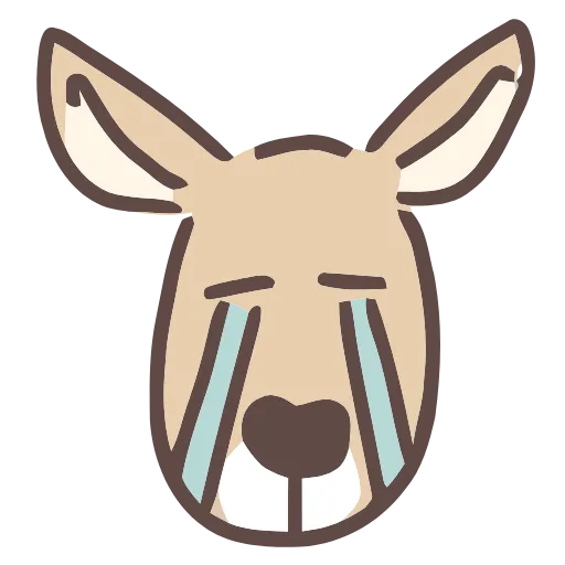 😭 Эмодзи «Kangaroo» для Telegram