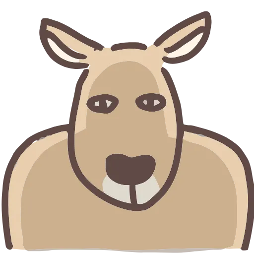 😐 Эмодзи «Kangaroo» для Telegram