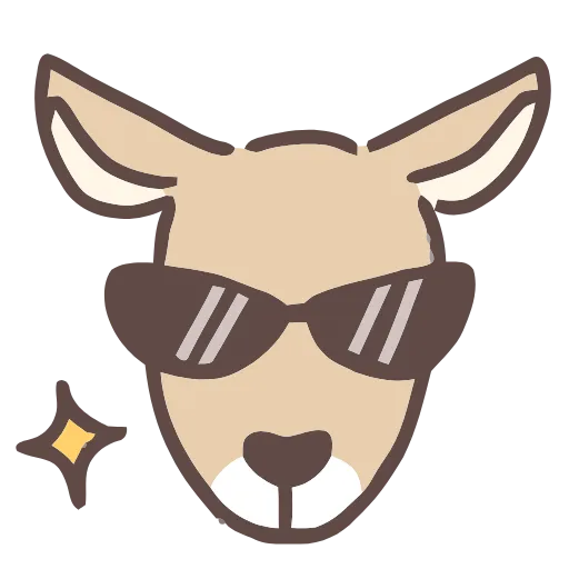 Эмодзи Kangaroo для Telegram — скачать