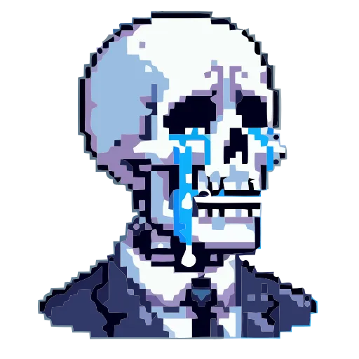 💀 Эмодзи «Skeleton» для Telegram
