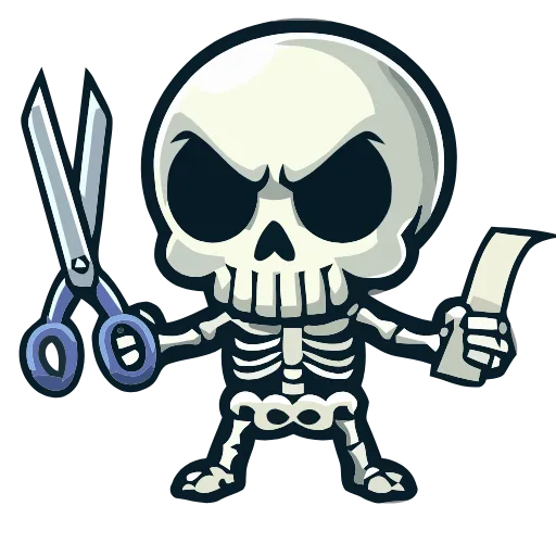 💀 Эмодзи «Skeleton» для Telegram