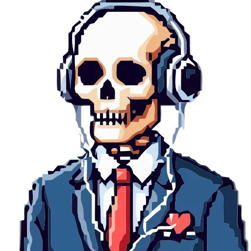 💀 Эмодзи «Skeleton» для Telegram