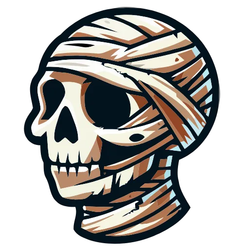 💀 Эмодзи «Skeleton» для Telegram