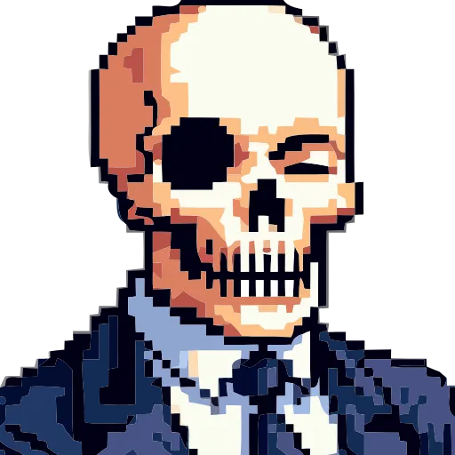 💀 Эмодзи «Skeleton» для Telegram