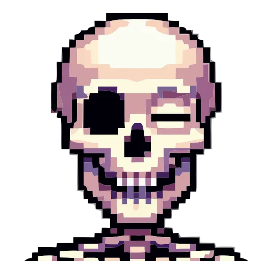 💀 Эмодзи «Skeleton» для Telegram