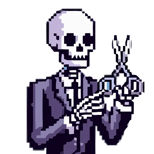 💀 Эмодзи «Skeleton» для Telegram