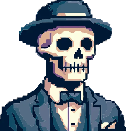 💀 Эмодзи «Skeleton» для Telegram