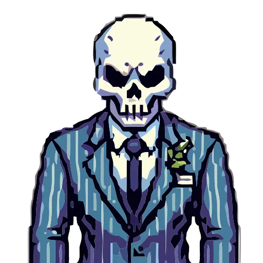 💀 Эмодзи «Skeleton» для Telegram