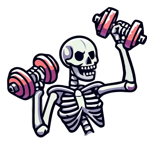 💀 Эмодзи «Skeleton» для Telegram