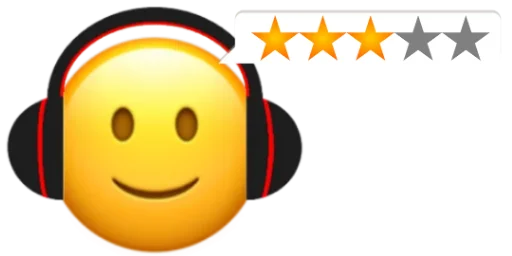 3⃣ Стикер «Headphones» для Telegram