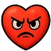 🤬 Эмодзи «😍 Набор эмоджи с эмоциями сердечка» для Telegram