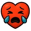 😭 Эмодзи «😍 Набор эмоджи с эмоциями сердечка» для Telegram