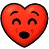 😳 Эмодзи «😍 Набор эмоджи с эмоциями сердечка» для Telegram