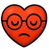 🤓 Эмодзи «😍 Набор эмоджи с эмоциями сердечка» для Telegram