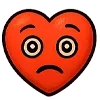 😳 Эмодзи «😍 Набор эмоджи с эмоциями сердечка» для Telegram