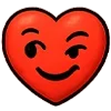 😏 Эмодзи «😍 Набор эмоджи с эмоциями сердечка» для Telegram
