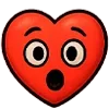 😲 Эмодзи «😍 Набор эмоджи с эмоциями сердечка» для Telegram