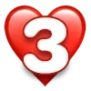 ❤️ Эмодзи «#3 БОЛЬШЕ БУКВ >>>» для Telegram