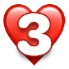 ❤️ Эмодзи «#3 БОЛЬШЕ БУКВ >>>» для Telegram