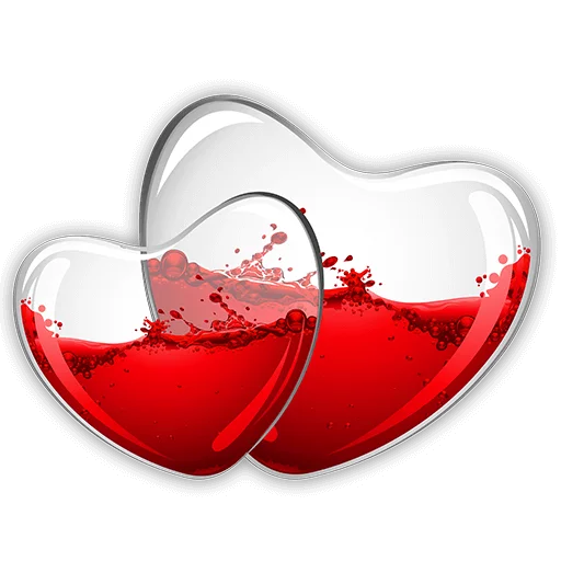 ❤ Стикер «Heart Flower» для Telegram