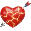 ❤️ Эмодзи «❤ Набор эмоджи с текстурными сердечками» для Telegram