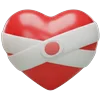 ❤️‍🩹 Эмодзи «❤ Набор эмоджи с текстурными сердечками» для Telegram