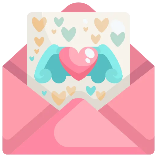 Эмодзи Розовые буквы, сердечки, иконки для Telegram — скачать