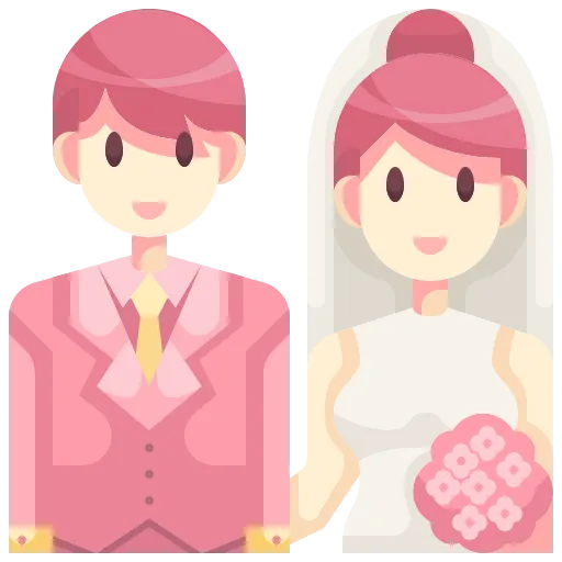 💒 Эмодзи «Розовые буквы, сердечки, иконки» для Telegram
