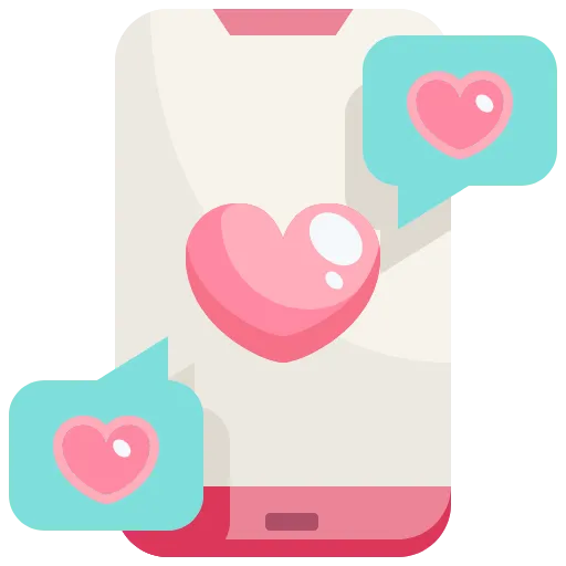 📱 Эмодзи «Розовые буквы, сердечки, иконки» для Telegram
