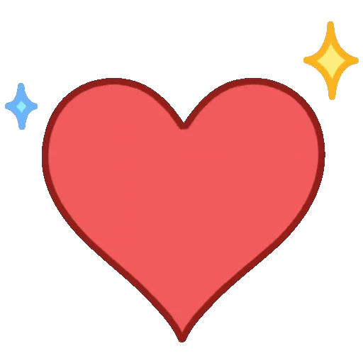 ❤️ Стикер «Сердечки» для Telegram
