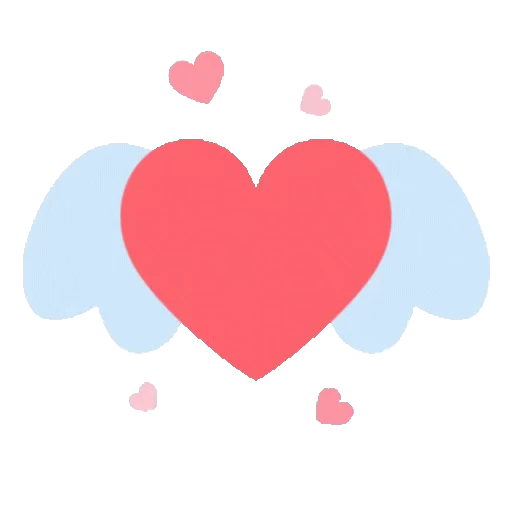 ❤️ Стикер «Сердечки» для Telegram