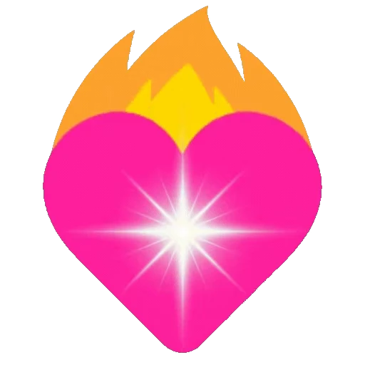 ❤️‍🔥 Стикер «Сердечки» для Telegram