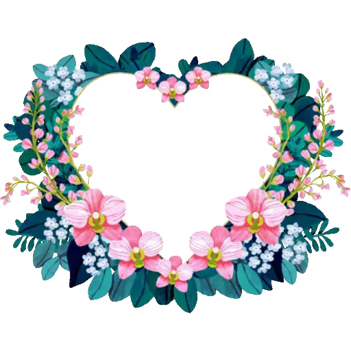 🔲 Стикер «Сердечки» для Telegram