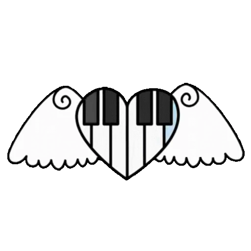 🎹 Стикер «Сердечки» для Telegram