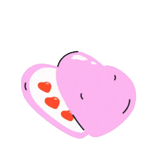 💜 Стикер «Сердечки» для Telegram