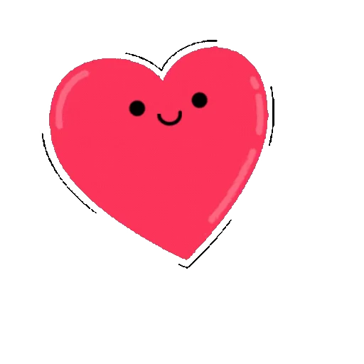 😘 Стикер «Сердечки» для Telegram
