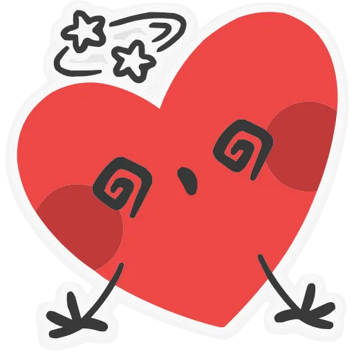 😵‍💫 Эмодзи «Набор эмоджи с Сердцеедиком из ВК в качестве» для Telegram