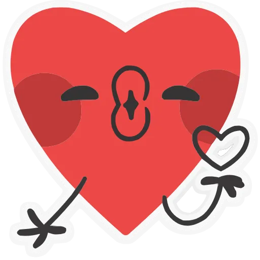 😘 Эмодзи «Набор эмоджи с Сердцеедиком из ВК в качестве» для Telegram